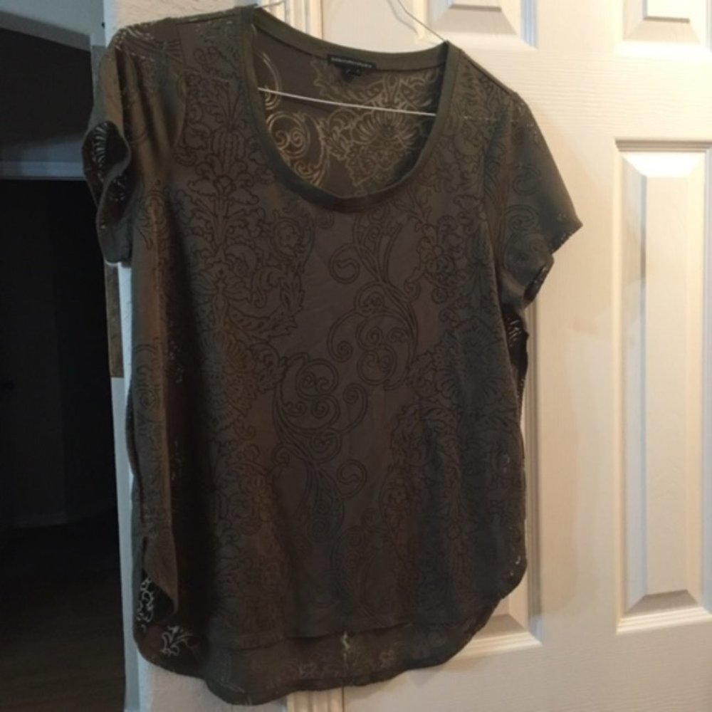 Signature Studio short sleeve army green tee XL
